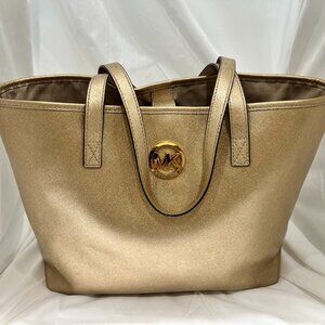 Michael Kors Gold Tote Bag